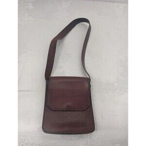 Vintage Bort Carelton Handcrafted Brown Saddle Leather Shoulder Motorcycle Bag
